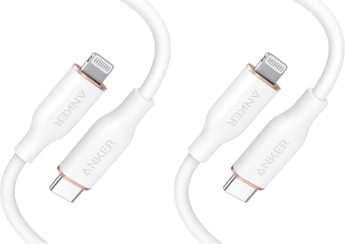 Vista 10 de Anker USB C to Lightning Cable, MFi-Certified (3 ft, Midnight Black)