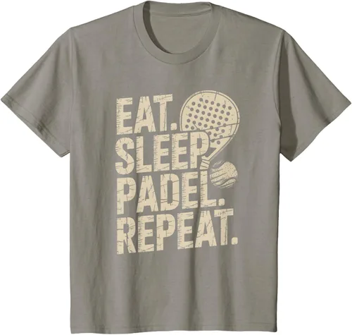 Vista 27 de Camiseta Eat Sleep Padel Repeat Padel Jugador de Tenis