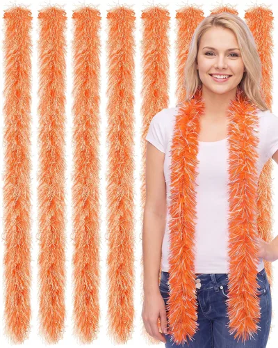 Vista 34 de Jexine Boas de plumas artificiales en masa, boas esponjosas para decoración de disfraces de boda, vestidos, suministros para fiestas de té