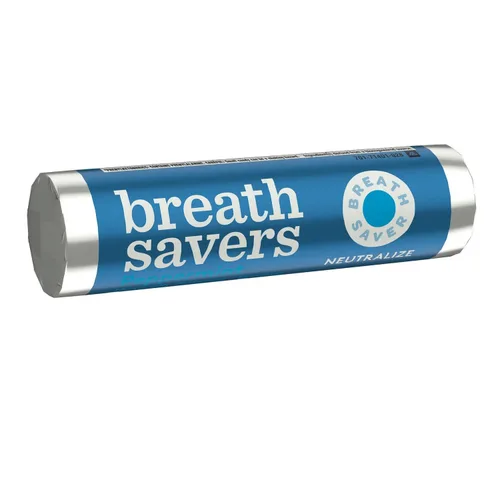 Vista 4 de Breathsavers Menta Rolled, 12 por rollo (paquete de 48)