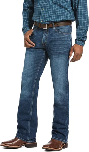 Vista 3 de ARIAT M4 - Jeans de corte bajo para botas Jeans de ajuste relajado para hombre