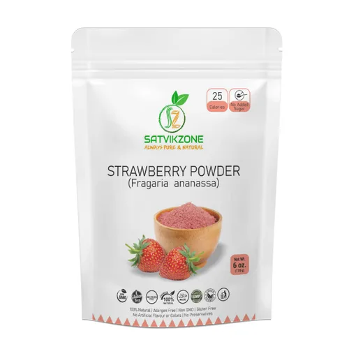 Vista 3 de Java Plum Jamun - Polvo de fruta 100% natural, 6 onzas, apto para veganos, sin azúcar añadido, sin sabores/colores/conservantes artificiales, sin