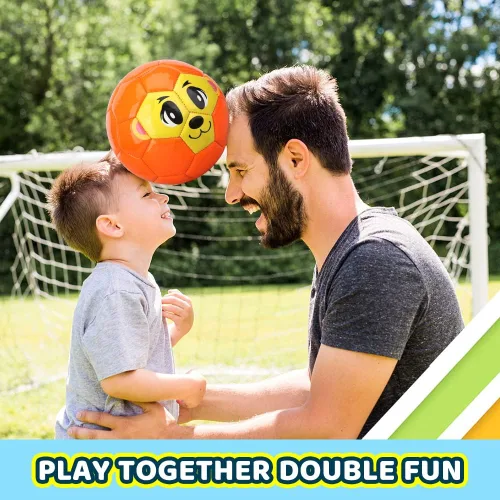 Vista 6 de Mini pelotas de fútbol para niños pequeños de 6 a 12 meses, 6 pulgadas, pelotas deportivas para interiores y exteriores, letras educativas, regalo