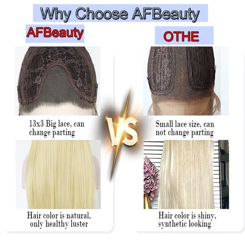 Vista 6 de 613 Peluca rubia realista sin pegamento con encaje frontal, peluca ondulada larga para mujeres blancas, 613 HD con encaje frontal, línea de cabello