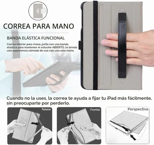 Vista 6 de ZtotopCase Funda para iPad mini 5 2019/Mini 4 3 2 1 de 7.9 pulgadas, piel sintética de alta calidad con función de encendido y apagado automático