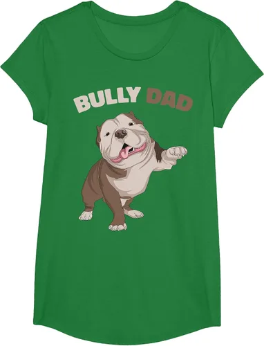 Vista 89 de American Bully Dad Dog Owner Father Funny Men T-Shirt Asphalt Grey