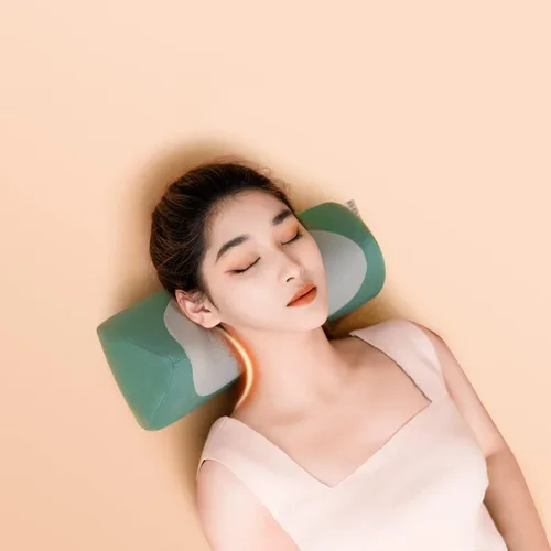 Vista 8 de ZHIWEIKJ Almohadas cervicales de espuma viscoelástica, almohadas de apoyo para el cuello, almohada quiropráctica, almohada cervical para alivio