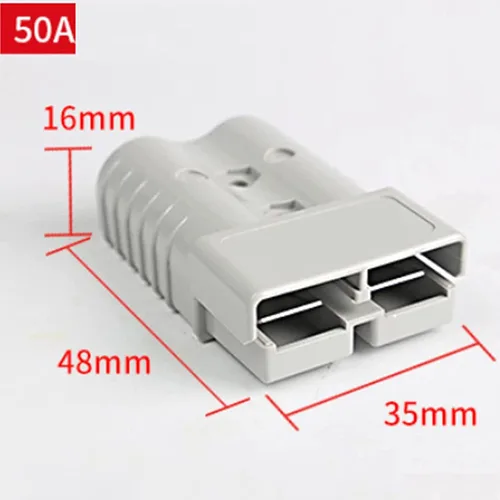 Vista 5 de Conector de batería del cargador de la carretilla elevadora de 50A 600V Enchufe de carga Conector del cargador de batería de la carretilla elevadora