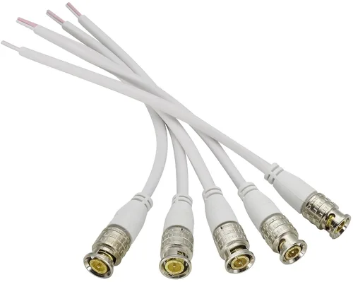 Vista 8 de Cable de extensión BNC de video BNC a cable desnudo, conector de extremo abierto, cable de extensión B-N-C, cable de cola macho para vigilancia