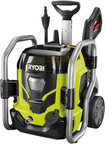 Vista 2 de RYOBI RY40PW01DG9 1,500 PSI 1.2 GPM 40 voltios agua fría inalámbrica lavadora a presión con dos baterías de 5.0 Ah y cargador incluido