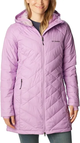 Vista 41 de Columbia Chaqueta larga con capucha Heavenly para mujer Verde (Stone Green)