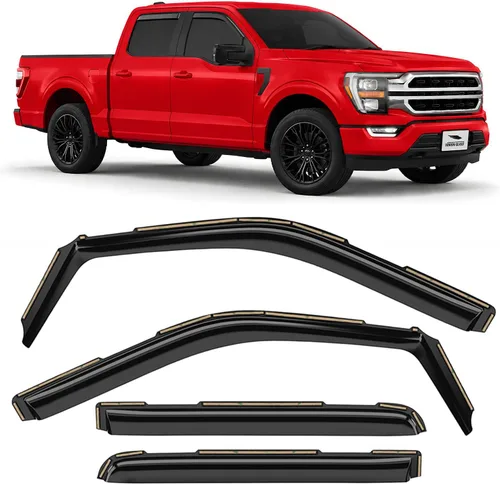 Vista 55 de Voron Glass in-Channel Rain Guards for Chevy Equinox 2018-2024 Para Equinox 18-24
