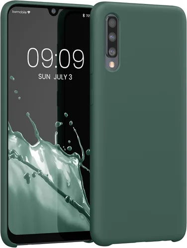 Vista 16 de kwmobile Funda compatible con Samsung Galaxy A32 5G - Funda de silicona TPU con acabado suave - Rosa impresionante