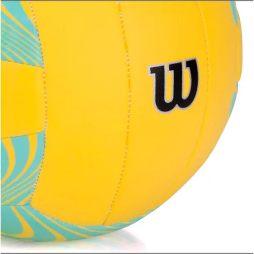 Vista 2 de Wilson - Balón de voleibol para actividades recreativas al aire libre, tamaño oficial Lima / Amarillo