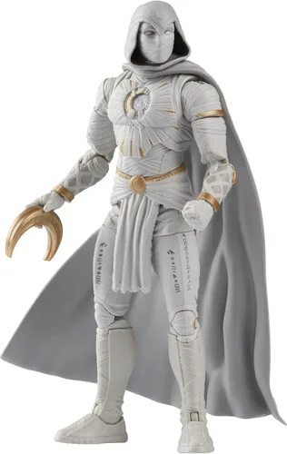 Vista 4 de Marvel Legends Series Disney Plus Moon Knight MCU Series Figura de Acción de 6 Pulgadas Juguete Coleccionable, Incluye 4 Accesorios