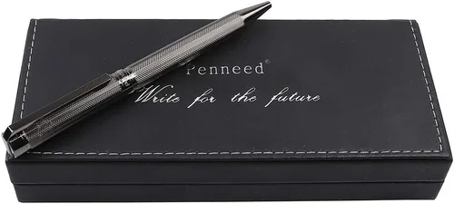 Vista 3 de Penneed - Bolígrafo de bola con caja de regalo, bolígrafo metálico para hombres, mujeres, ejecutivos, oficina, suministros escolares, recargable