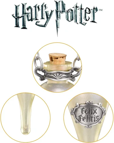 Vista 5 de Base de exposición con la pócima Felix Felicis de Harry Potter de The Noble Collection