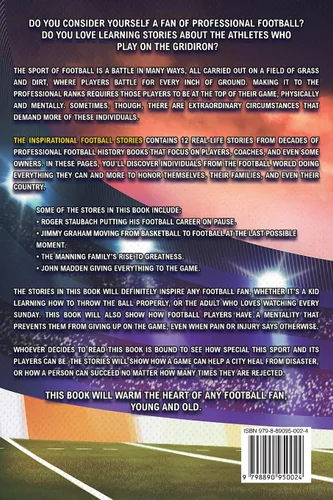 Vista 2 de Inspirational Football Stories for Young Readers 12 Unbelievable True Tales to Inspire and Amaze Young Football Lovers