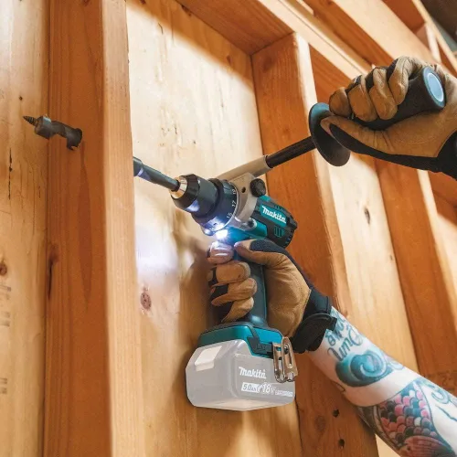 Vista 4 de Makita XPH14Z 18V LXT® - Taladro de martillo inalámbrico de iones de litio sin escobillas de 1/2", solo herramienta Brushless Motor All-Metal