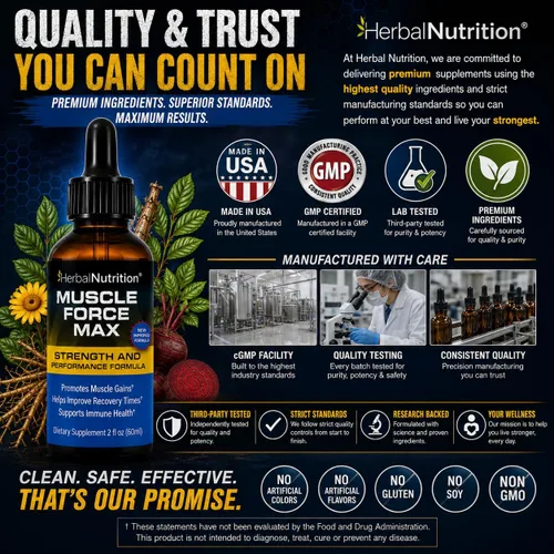Vista 2 de Muscle Force Strength and Endurance - Fórmula en espray de 2 botellas, fórmula de crecimiento patentada de 175 mg, 2 onzas por botella