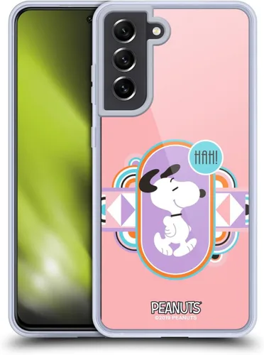 Vista 267 de Head Case Designs Snoopy Deco Dreams - Funda de gel con licencia oficial de Peanuts Blue Pattern [protección de grado militar] compatible con Google