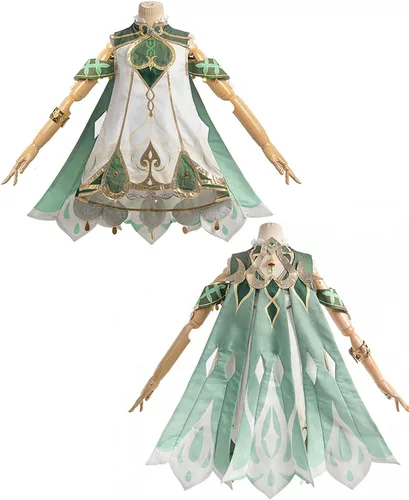 Vista 4 de Nuoqi Nahida Kusanali Cosplay Outfit Adult Kusanali Costume Full Set Anime Cosplay Girls Halloween Costume