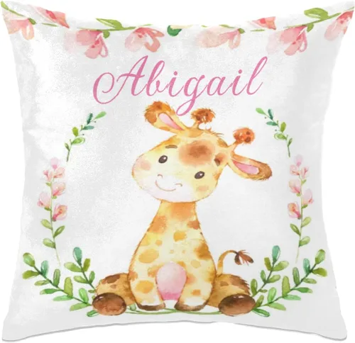 Vista 29 de Funda de almohada personalizada con nombre de bebé para bebé, niño y niña, almohada personalizada con nombre, almohada personalizada para sofá