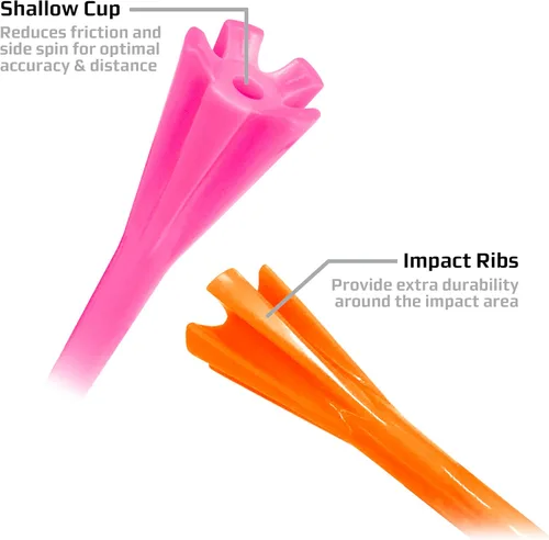 Vista 2 de Callaway Performance Plastic Golf Tees (30 Pack) - 2.75 Inch