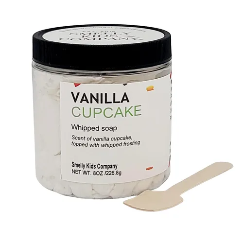 Vista 2 de Smelly Kids Company Jabón batido hidratante, gel de baño en crema apto para niños, lavado a mano, mantequilla de afeitar, para todo