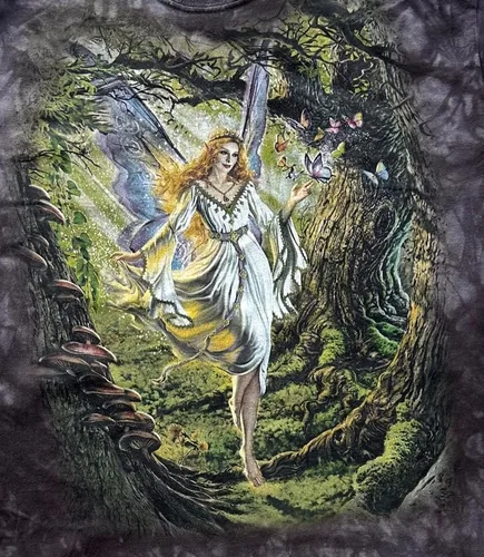 Vista 2 de The Mountain Camiseta Fairy Queen para hombre