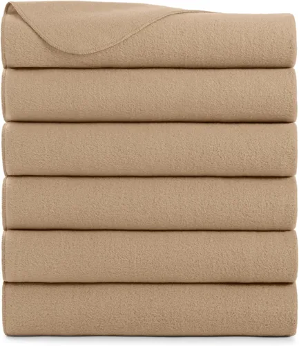 Vista 39 de Arkwright - Mantas de forro polar a granel – Paquete de 6 – Manta ultra suave y acogedora para automóvil, campamento, sofá, oficina, aire libre