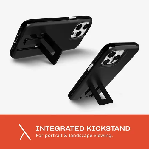 Vista 7 de Tech21 Evo Crystal Kick - Funda para iPhone 15 Pro Max, compatible con MagSafe, funda de protección contra impactos, color negro obsidiana