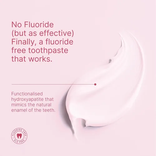Vista 4 de Gutology Pasta de dientes probiótica natural para niños, hidroxiapatita, sin flúor, crema dental remineralizante, reparación de esmalte adecuada