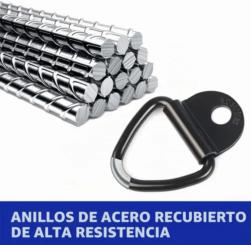 Vista 4 de BUSY-CORNER Anclajes de amarre para remolque, almacén, barco, 10 piezas de pernos de anillo en V de acero resistente, accesorios para camionetas