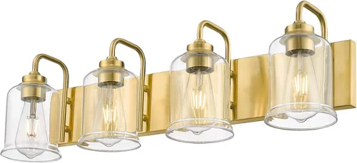 Vista 19 de zeyu Accesorios de Iluminación para Baño en Bronce Aceitado, Lámpara de Tocador de Baño de 2 Luces, Apliques de Pared Estilo Granja de 12.5 Pulgadas