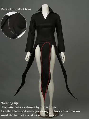 Vista 3 de Cosfun Japón Anime Tatsumaki Cosplay disfraz mp003295
