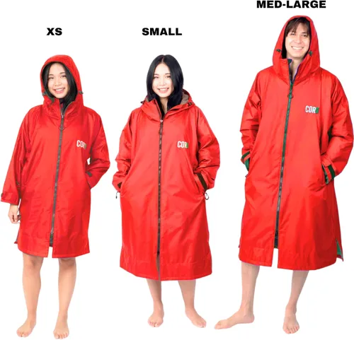 Vista 17 de COR Surf Swim Parka for Youth and Adults Heavy-Duty Weatherproof Swimming Jacket with Size Options for Men, Women and Kids
