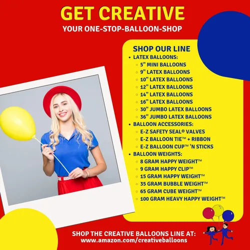 Vista 3 de Creative Balloons™ Mfg. Inc. - Peso de globo de burbujas, 1.51 onzas, oro rosa metálico, 10