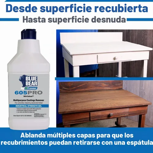 Vista 7 de Blue Bear 605 Pro - Eliminación de recubrimiento, cuarto de galón