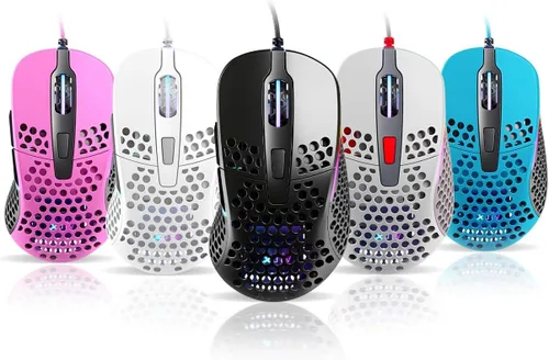 Vista 5 de Ratón para juegos ultraligero M4 RGB