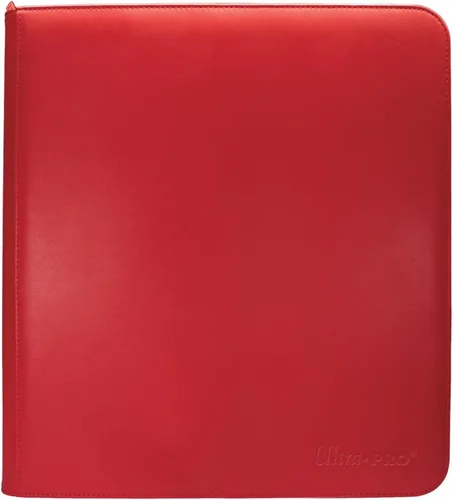 Vista 2 de Ultra Pro E-15743 Ultra Pro-12 Carpeta Pro con Cremallera de 12 Bolsillos-Roja, M Rojo