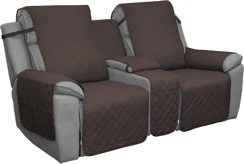 Vista 27 de Easy-Going - Funda reclinable con consola, funda de sofá reversible para sala de estar, funda de sofá dividida para cada asiento con correas