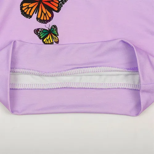 Vista 16 de Sudaderas para niñas pequeñas, cuello redondo, sin botones, de manga larga, para invierno, casual, ropa 2T-7T, Dinosaurio