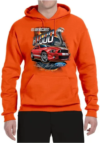 Vista 3 de Wild Bobby Shelby GT500 Cobra Official Ford Motors Design Cars and Trucks Unisex Graphic Hoodie Sweatshirt