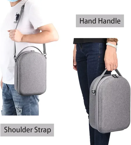 Vista 7 de CEVANACE Funda rígida de transporte para Oculus Quest 2, funda Oculus Quest 2, compatible con Oculus Quest 2 BasicElite Version VR Gaming
