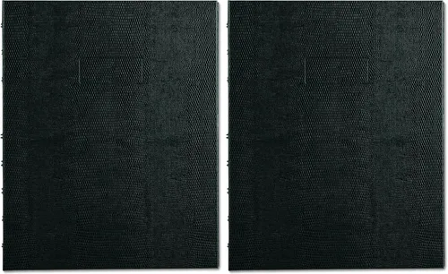 Vista 4 de Blueline NotePro - Cuaderno de 1 materia, regla estrecha, cubierta negra, (75) hojas de 9.25 x 7.25 pulgadas