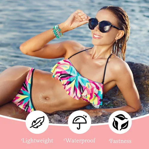 Vista 4 de Colorida pulsera elástica apilable, estilo bohemio, con cuentas, pulsera Heishi Surfer apilable Y2K, joyería de moda, conjunto múltiple de amistad