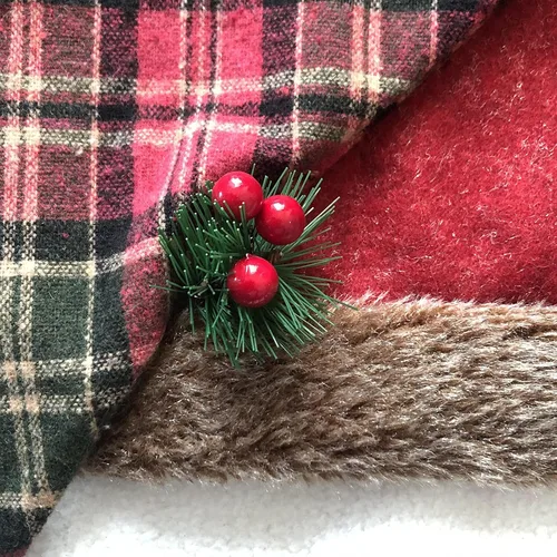 Vista 5 de IUIBMI 6 fundas para sillas de Navidad, fundas para sillas de mesa de cena de Navidad, Papá Noel y muñeco de nieve 3D, cubierta trasera