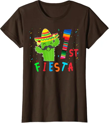 Vista 18 de Camiseta mexicana para fiesta temática de cumpleaños a juego, Negro, S