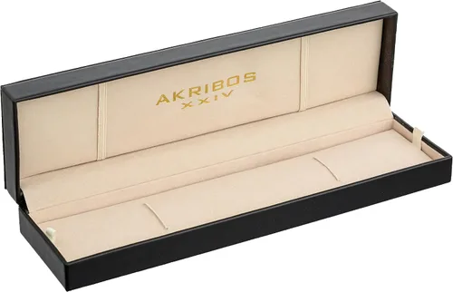 Vista 3 de Akribos AK732 - Reloj automático para hombre con esfera esqueleto "Bravura" automático de acero inoxidable con pulsera de malla